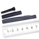 Maxbell Set of Acoustic Guitar Bridge Pins Saddle Nut Black