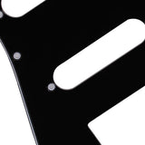 Maxbell Black Pickguard 3 Ply 11 Hole For Strat Guitar SSH