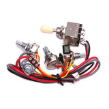 Maxbell Circuit Wiring for LP Electric Guitar 3 Box Toggle Pickup Selector 2V/2T/1J