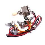 Maxbell Circuit Wiring for LP Electric Guitar 3 Box Toggle Pickup Selector 2V/2T/1J