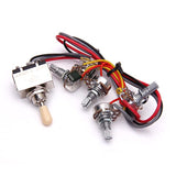 Maxbell Circuit Wiring for LP Electric Guitar 3 Box Toggle Pickup Selector 2V/2T/1J