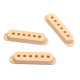 Maxbell Light Yellow Guitar Pickup Cover and Knobs Switch Tip Set