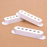 Maxbell White Guitar Pickup Cover and Knobs Switch Tip Set