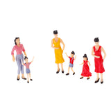 Maxbell 20pcs Painted Model Train Passenger People Figures Scale 1:25