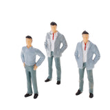 Maxbell 20pcs Painted Model Train Passenger People Figures Scale 1:25