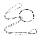 Maxbell Magic Ring Chain Metal Magic Trick Props Knot