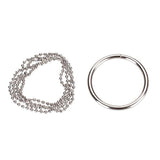 Maxbell Magic Ring Chain Metal Magic Trick Props Knot