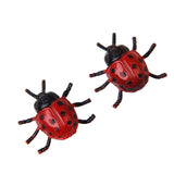 Maxbell 2pcs Ladybird Ladybug Toy Insect Animal Lovely Kids Home Decoration