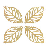 Maxbell Alloy Golden Pierced Tree Leaf
