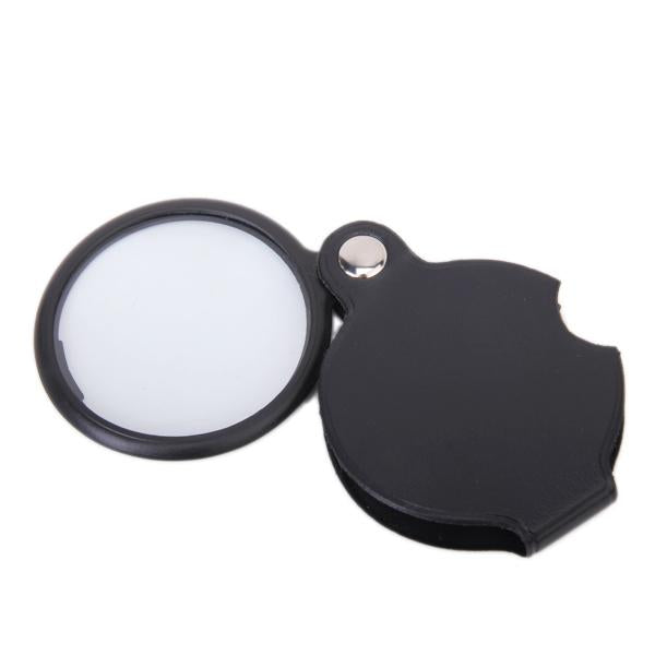 Maxbell Mini Pocket Magnifier w/ PU Leather Cover Casing 3X - 5X
