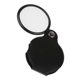 Maxbell Mini Pocket Magnifier w/ PU Leather Cover Casing 3X - 5X