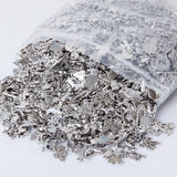 Maxbell Pack 100 pcs Assorted Shape Alloy Pendant Charm