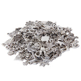 Maxbell Pack 100 pcs Assorted Shape Alloy Pendant Charm