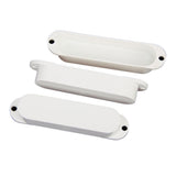 Maxbell Set of 3 White Single Coil Pickup Cover for Electric Guitar