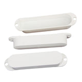Maxbell Set of 3 White Single Coil Pickup Cover for Electric Guitar