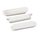 Maxbell Set of 3 White Single Coil Pickup Cover for Electric Guitar