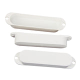 Maxbell Set of 3 White Single Coil Pickup Cover for Electric Guitar