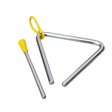 Maxbell Kids Toy Percussion Musical Instrument Alloy Triangle Educational Preschool
