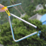 Maxbell Kids Toy Percussion Musical Instrument Alloy Triangle Educational Preschool