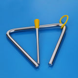 Maxbell Kids Toy Percussion Musical Instrument Alloy Triangle Educational Preschool