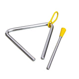 Maxbell Kids Toy Percussion Musical Instrument Alloy Triangle Educational Preschool