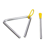 Maxbell Kids Toy Percussion Musical Instrument Alloy Triangle Educational Preschool
