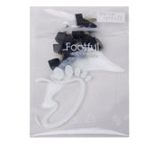 Maxbell Footful 6 Pair of Black PU Heel Plate for High-Heeled Shoes 10x11mm 604 Style