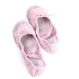 Maxbell New Pink Canvas Ballet Shoes Toddler Girls US Size 9# (6 Inch)