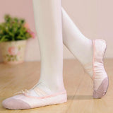 Maxbell New Pink Canvas Ballet Shoes Toddler Girls US Size 9# (6 Inch)