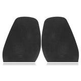 Maxbell Footful 1 Pair Rubber Glue on Large 1.9mm Heels 6.5mm Alligator Grain Black