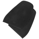 Maxbell Footful 1 Pair Rubber Glue on Large 1.9mm Heels 6.5mm Alligator Grain Black