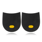 Maxbell Footful 1 Pair Rubber Glue on Large 1.9mm Heels 6.5mm Alligator Grain Black
