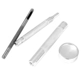 Maxbell Steel Snap Button Fastener Die Punch Tools 15-17mm Set of 4pcs Silver