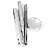 Maxbell Steel Snap Button Fastener Die Punch Tools 15-17mm Set of 4pcs Silver