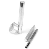Maxbell Steel Snap Button Fastener Die Punch Tools 15-17mm Set of 4pcs Silver
