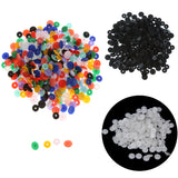 Maxbell Resin Snap Buttons Fasteners Poppers T3 10.7mm Pack of Approx.100 Sets White