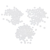 Maxbell Resin Snap Buttons Fasteners Poppers T3 10.7mm Pack of Approx.100 Sets White