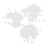 Maxbell Resin Snap Buttons Fasteners Poppers T3 10.7mm Pack of Approx.100 Sets White
