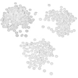 Maxbell Resin Snap Buttons Fasteners Poppers T3 10.7mm Pack of Approx.100 Sets White