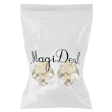 Maxbell Footful Lion Head Metal Shoe Lace Locks Art Decoration Pair Golden