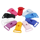 Maxbell Resin Pacifier Holder Badge Craft Dummy Clips 39x16mm 10pcs Mixed Color