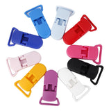 Maxbell Resin Pacifier Holder Badge Craft Dummy Clips 39x16mm 10pcs Mixed Color