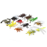Maxbell Plastic PVC Insect Animal Model Kids Toy 12pcs Multi-color