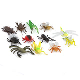 Maxbell Plastic PVC Insect Animal Model Kids Toy 12pcs Multi-color