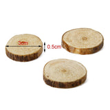 Maxbell Phenovo Pine Wood Slices for DIY Crafts Wedding Decor 100pcs