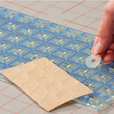 Maxbell 150 Pieces Non-slip Silicone Adhesive Gel Grips Rings Sewing Craft