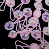 Maxbell 150pcs Mini Rattles Safety Pins Pacifier Charms Baby Shower Favors Decor