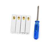 Maxbell Footful Copper Aglets Shoe Laces Tips DIY Screw On 4pcs Silver