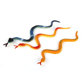 Maxbell Plastic Reptiles Animal Snake Model Toy 12pcs Multi-color