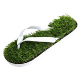 Summer Cool Slippers Artificial Lawn Flats Flip Flops Sandals Shoes Size 45